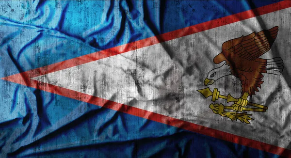 Grunge τσαλακωμένο σημαία των Σαμόα. 3D rendering — Φωτογραφία Αρχείου