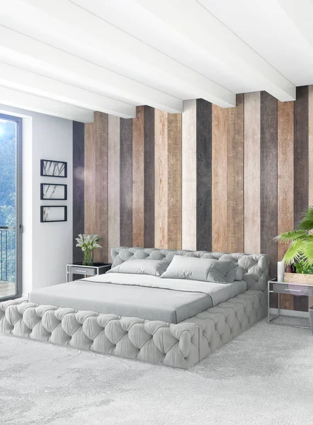 Vertikale modernen Interieur Schlafzimmer oder Wohnzimmer mit ... Vertikale modernen Interieur Schlafzimmer oder Wohnzimmer mit ...