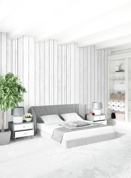 slaapkamer in landelijke stijl — Stockfoto © araraadt #73920993 slaapkamer in landelijke stijl — Stockfoto © araraadt #73920993