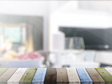 Açığa çıkarılmış iç plan tablosu. 3d oluşturma