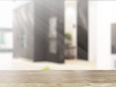 Açığa çıkarılmış iç plan tablosu. 3d oluşturma