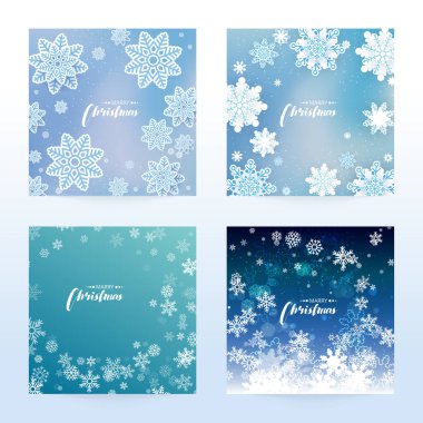 Kar taneleriyle kışın pürüzsüz deseni. 