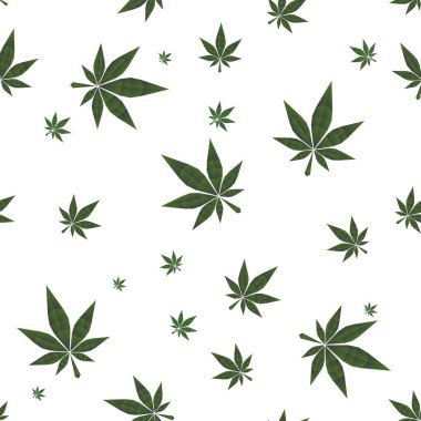 Esrar, esrar simgeler. Tıbbi esrar simgeler kümesi. Marihuana yaprağı. Uyuşturucu tüketimini. Marihuana yasallaştırma. İzole vektör çizim