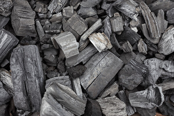 black coals texture