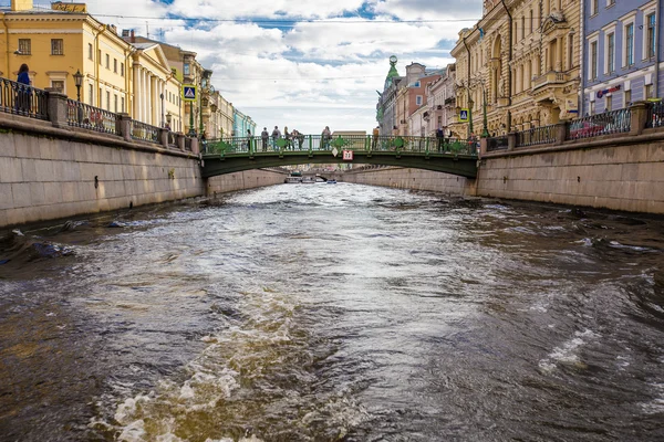 Грибоєдов канал у Санкт Петербурзі — стокове фото