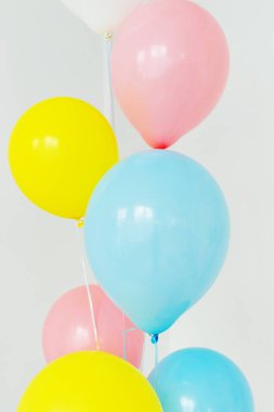 çok renkli Balonlar, mutlu çocuk doğum günü partisi