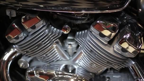 Motore moto nuovo — Video Stock