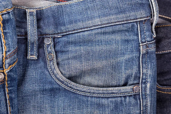 Jeans de bolsillo con costuras —  Fotos de Stock