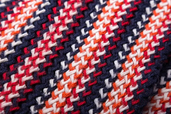 Knitted colorful pattern — Stock Photo, Image