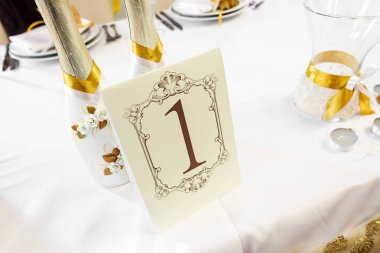 Düğün masa dekorasyonu - serisi