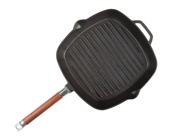 Grill pan elszigetelt — Stock Fotó