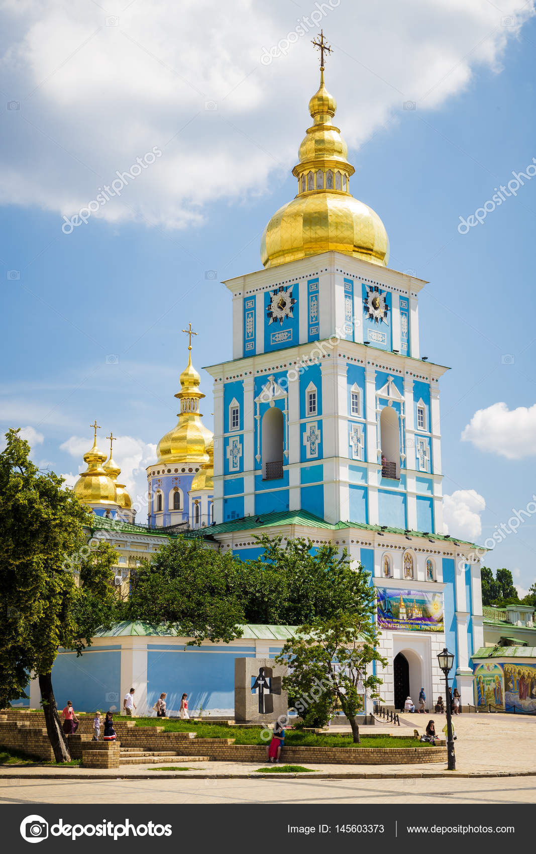 St. michaelkathedrale, kiev, ukraine Stockfotografie lizenzfreie