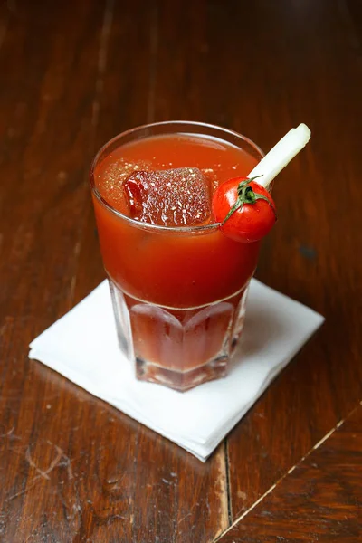 Bloody Mary in a glass — стоковое фото