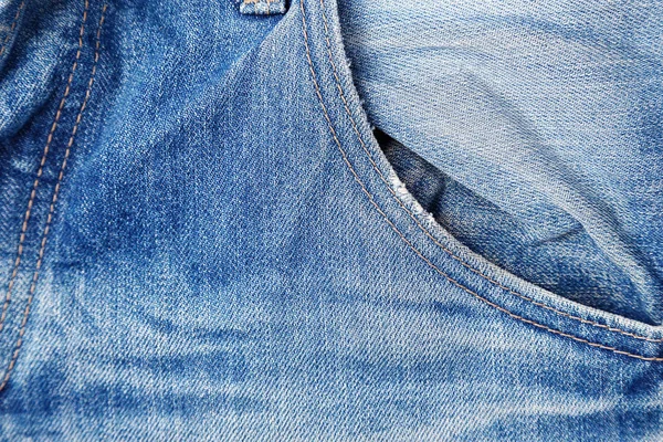 Background pocket jeans — Stock Photo, Image