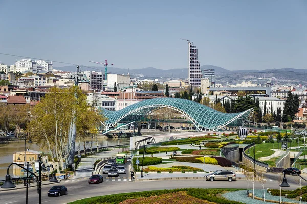Béke híd Tbiliszi — Stock Fotó