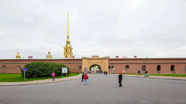 Entrada de Peter y Paul Fortress, San Petersburgo — Foto de Stock