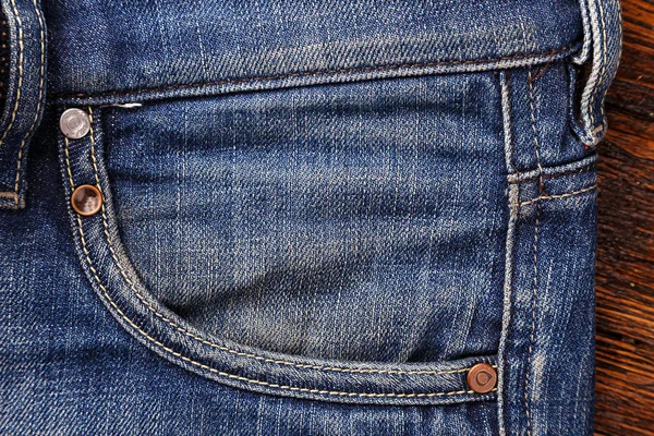 Kot pantolon cepleri. Üstten Görünüm — Stok fotoğraf
