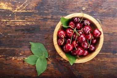 Metin için kırmızı Olgun Kiraz yer