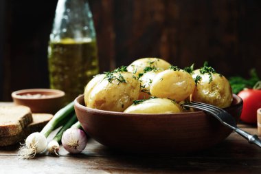 Genç patates güzel fotoğraf