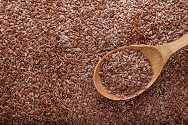 Keten tohumu dağınık