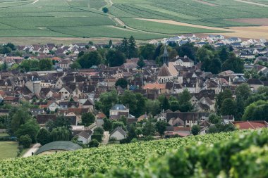 Chablis şehir görünümünü