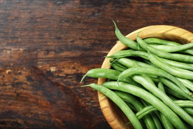 Fransızca fasulye, metin için yer