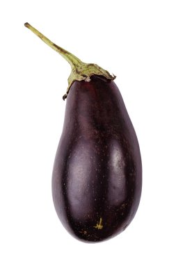 Olgun patlıcan izole