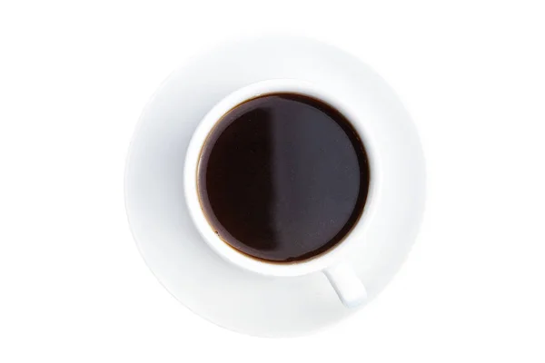 Bir fincan izole kahve. — Stok fotoğraf