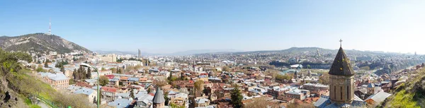 Antiguo barrio de Tbilisi, vista superior —  Fotos de Stock