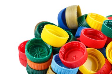 Grup çok renkli Şişe kapakları