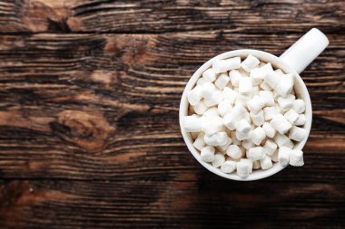 Marshmallow sıcak içecekler için