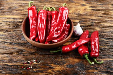 bir tabak içinde Chili biber