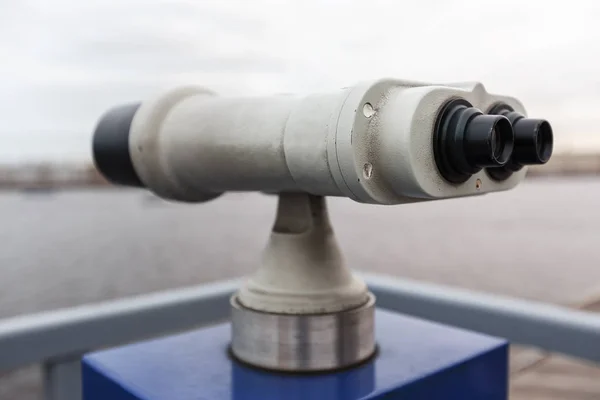 Tourist binoculars at Peter-Pavel Fortres — Stock Photo, Image