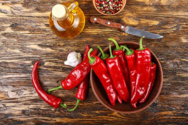 bir tabak içinde Chili biber