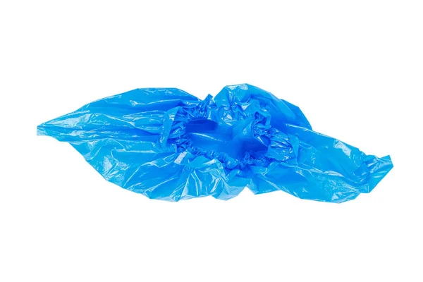 Modré gumové galoše — Stock fotografie