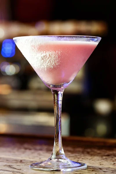 Cocktail alcoólico de morango — Fotografia de Stock