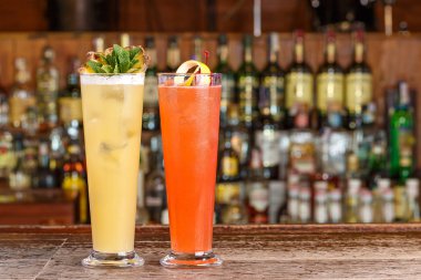 Kokteyl bar arka plan seçimi