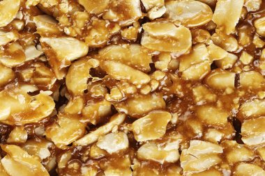 kozinaki fıstık yakın çekim