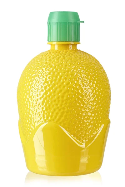 Citronová šťáva v lahvi — Stock fotografie