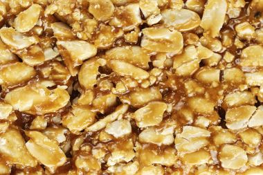 kozinaki fıstık yakın çekim