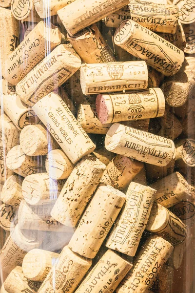 Un sacco di tappi di vino — Foto Stock