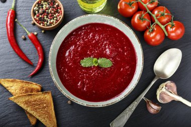 sebzeli çorba gaspaço