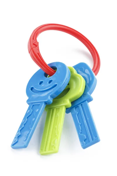 Teether for baby key — Stock Photo, Image