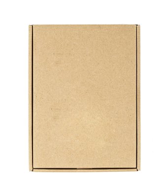 karton kutu top görünümü