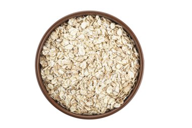 yulaf ezmesi izole bir tabak içinde