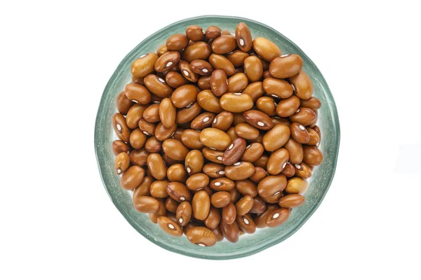 Raw brown beans isolated — Stock Photo, Image