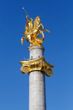 monuments to George the Victorious in Georgia clipart