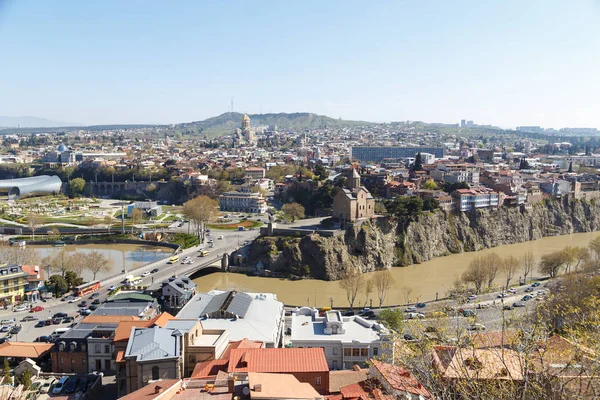 Vista del río Kura, Tiflis, Georgia —  Fotos de Stock