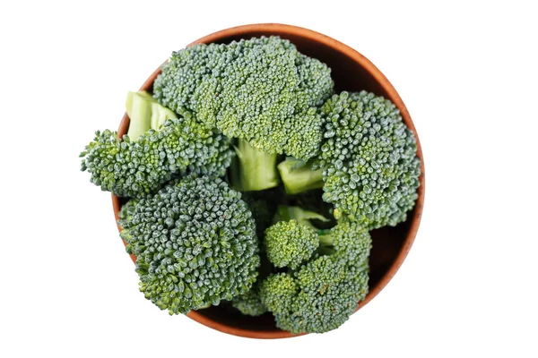 Brokolice v desce, samostatný — Stock fotografie