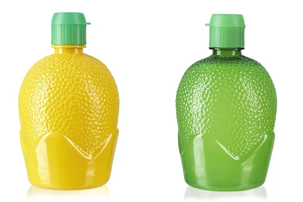 limon ve kireç suyu bir şişe